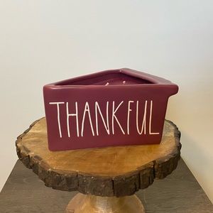 Rae Dunn THANKFUL Pie Slice Candle